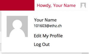 Where to edit your profile information